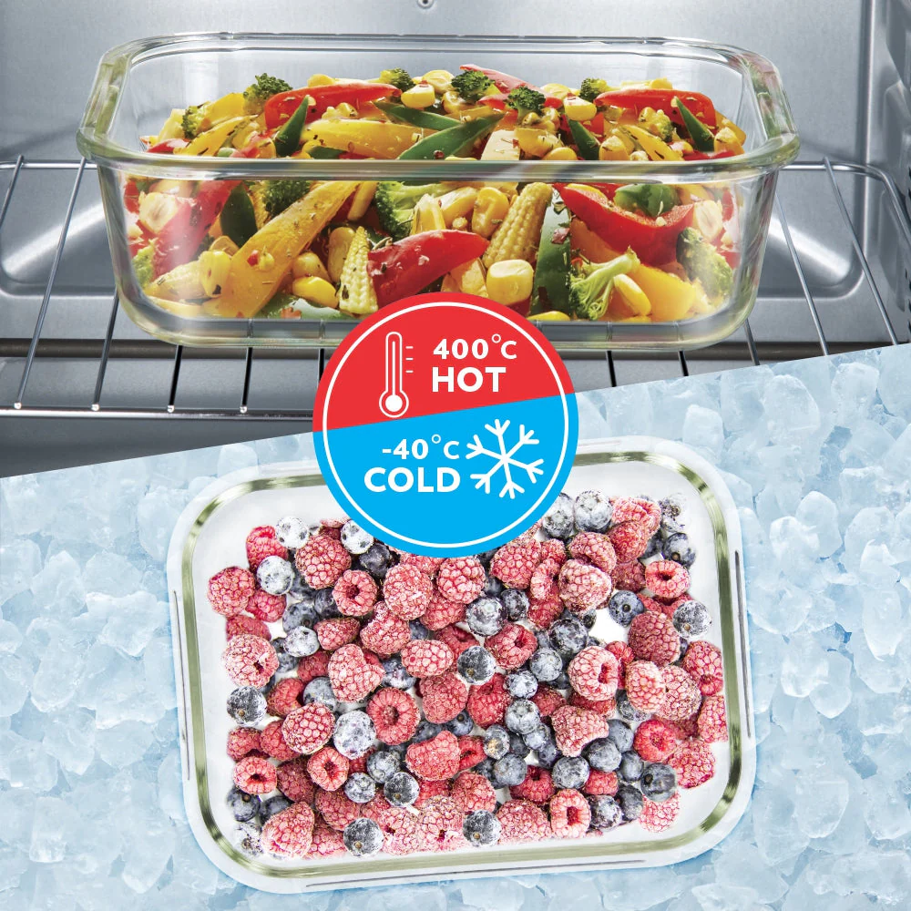 Ace Aroma Square Glass Lunch Box - Image 7