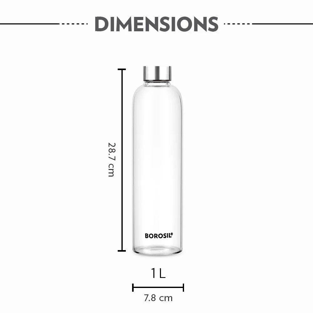 Personalised Crysto Clear Glass Bottle - Image 4