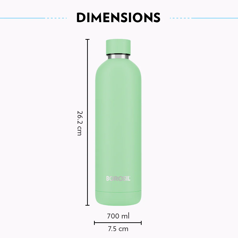 Personalised Pacific Double Wall Bottle, Light Green - Image 3
