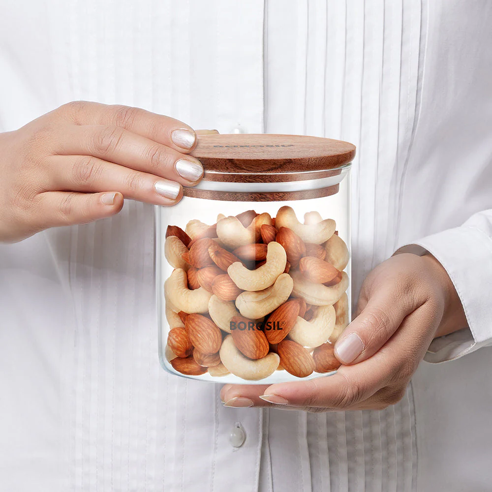Classic Glass Jar with Wooden Lid - Image 4